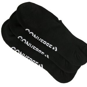 Converse Made For Chucks Half Cushion Ultra Low Socks- Black